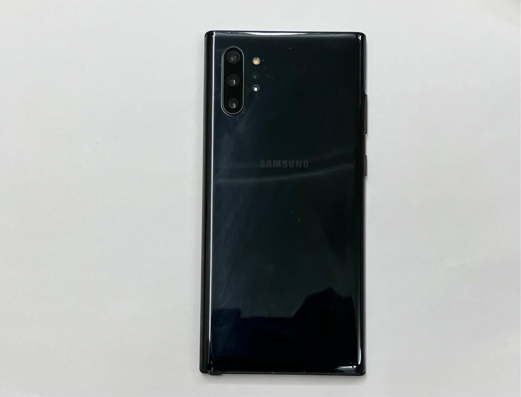 Samsung Galaxy Note 10+ SM-N975F Single SIM 256GB with 12GB RAM Black – No S Pen – A Grade (Refurbished) (Minor Screen Burn)