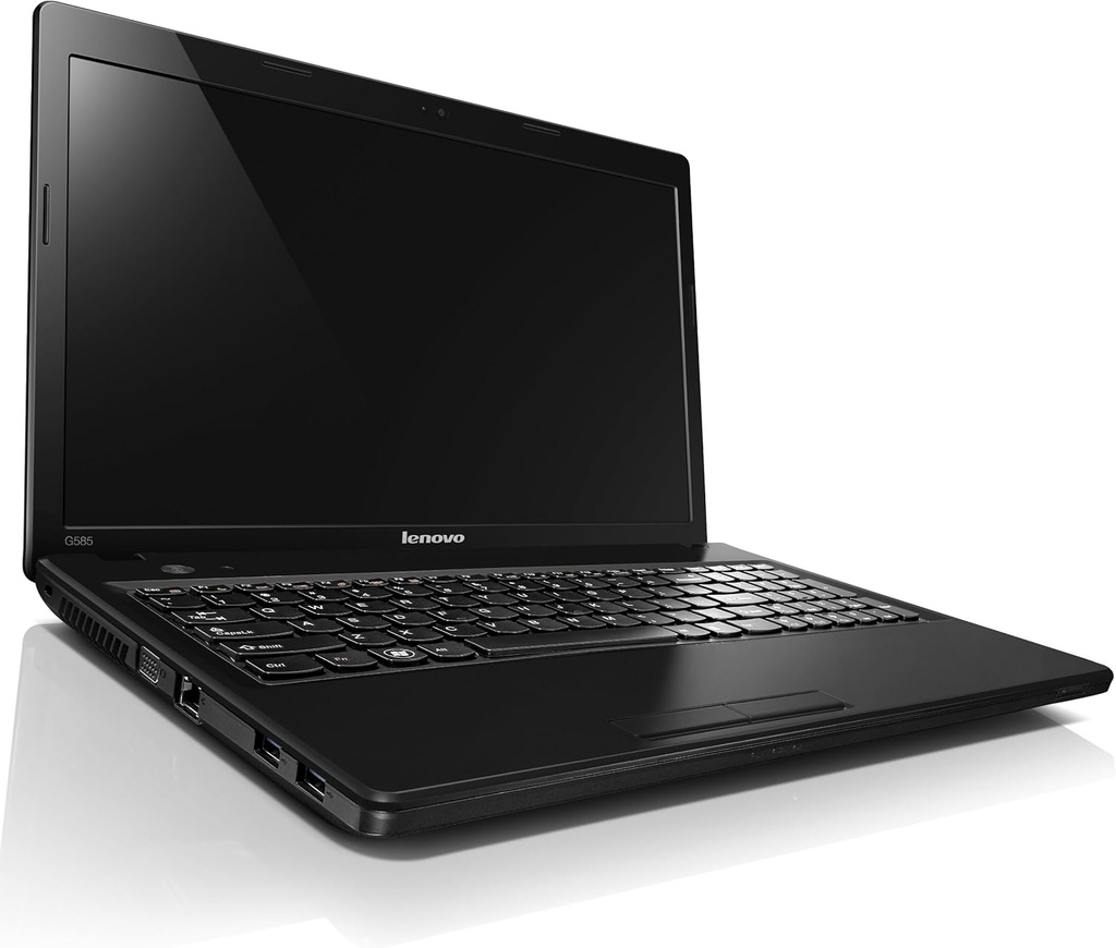 Lenovo G585 Notebook – AMD E-300 APU @ 1.30GHz / 8GB RAM / 320GB HDD / Windows 10 Home – Excellent Grade minor scratch (Refurbished)