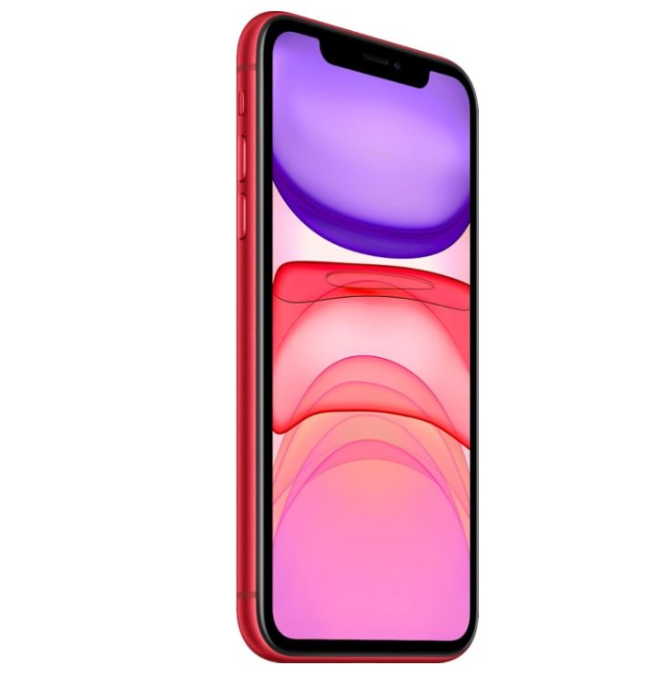 iPhone 11 64GB SS+eSim Red above 90% Battery Health Excellent Grade frame scratch (Refurbished) - (Message Stock)