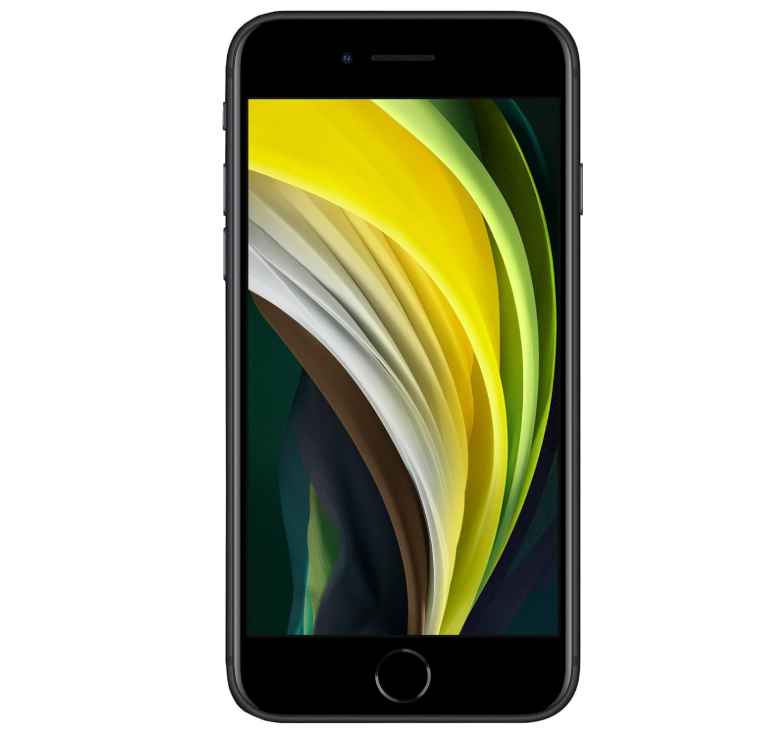 iPhone SE (2nd Gen) 2020 64GB SS+eSim Black A Grade above 80% Battery Health( Used )