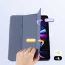 Flip iPad Case Soft Silicone Back Cover with pen slot for iPad 9.7 5/AIR2 6/Air1 2017/2018 Black