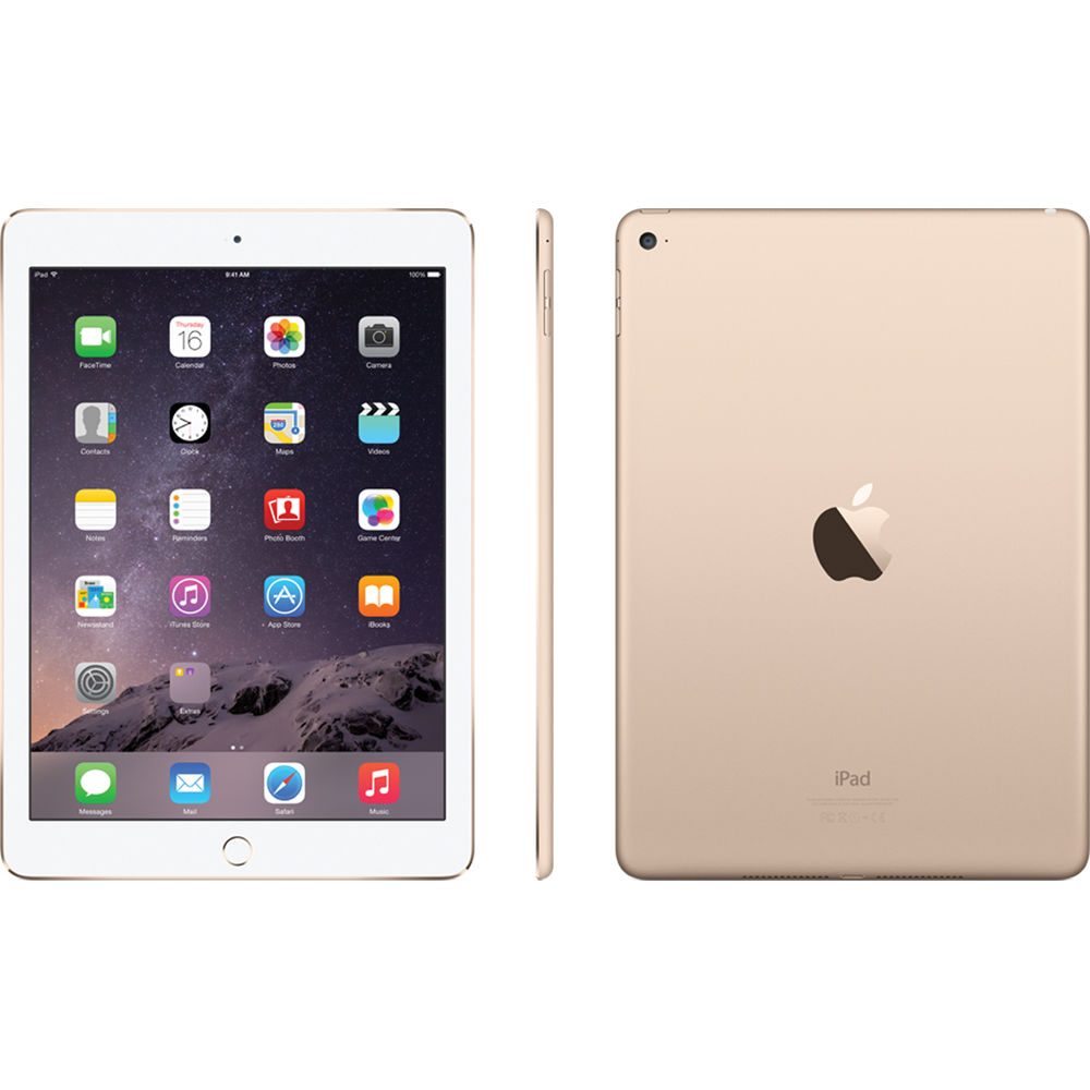 iPad Air 2 9.7'' Wi-Fi Only 16 GB Gold A1566 A Grade above 80% Battery Health( Refurbished )