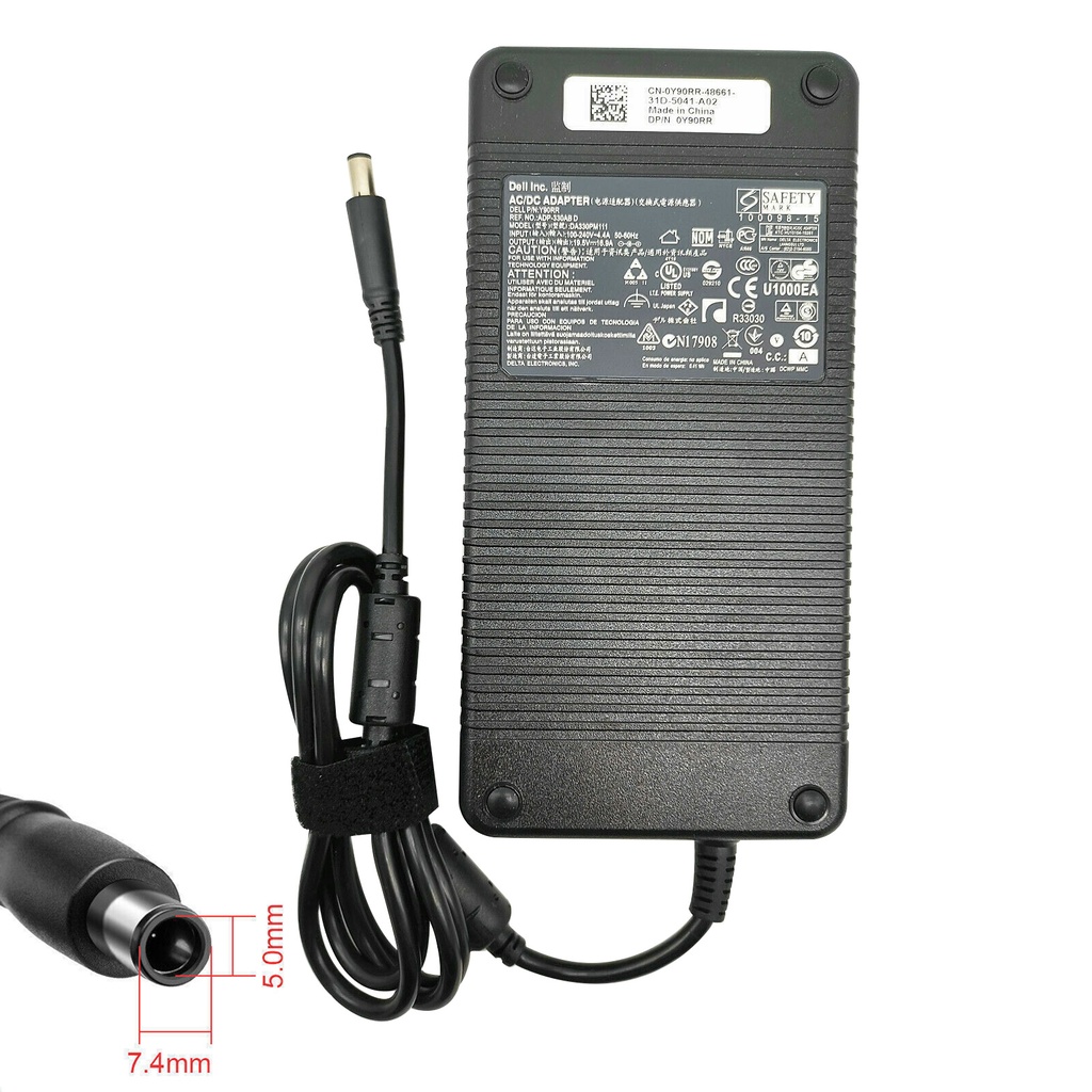 DELL Original DELL Alienware M17 M18X X51 19.5V 16.9Amp 330W 7.4mm*5.0mm Power Adapter