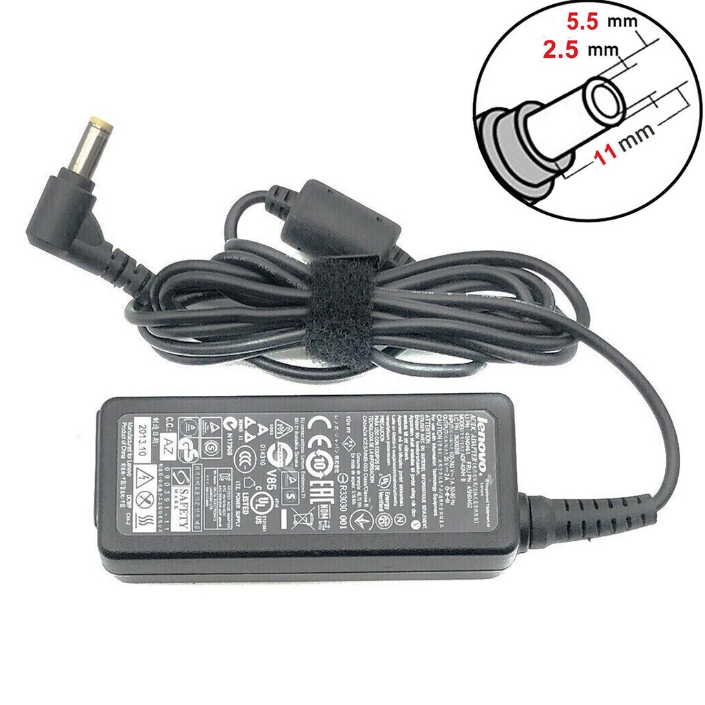 Lenovo/IBM Genuine 20V 2Amp 40W AC Adapter Charger for Lenovo 5.5x2.5mm