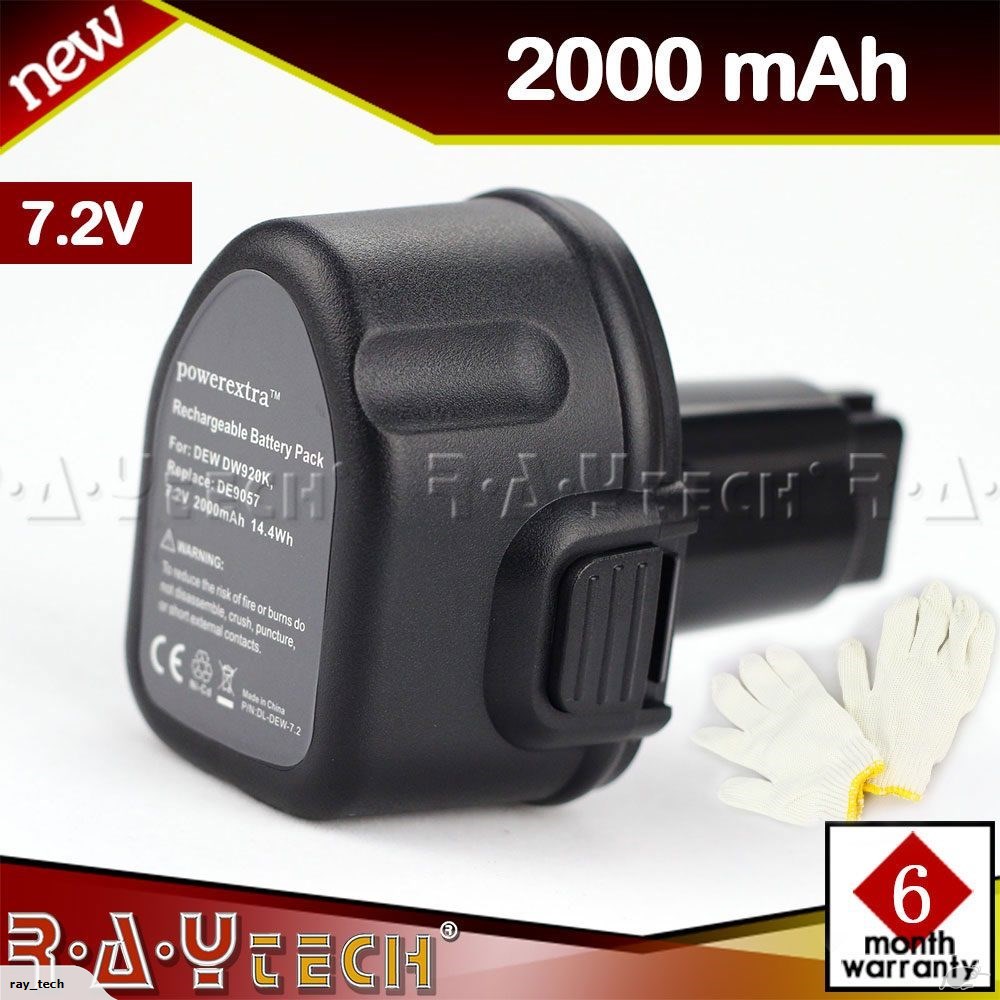 Power Tool Battery 7.2V 2000mAh for DW9057-20