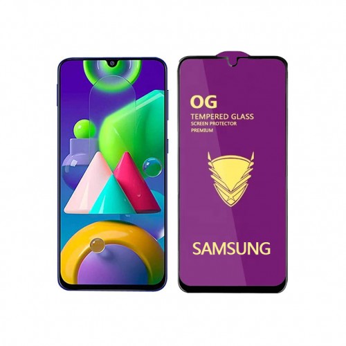 Samsung A90 5G CCBBK/ (OG) Golden Armor High Quality full cover Tempered Glass Screen Protector