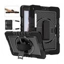 Samsung Tab A7 T500 T505 ShockProof Rugged Carrying Case with 360 Rotating Stand Holder Belt Clip Tablet Cover Case