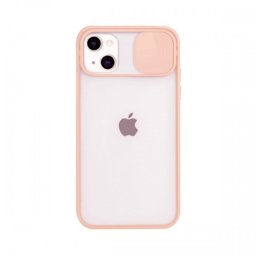 iPhone 11 Pro Max Slide Camera Lens Protection Cover Phone Case ShockProof TPU (Case Mate) ) Pink Red