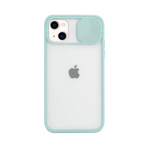 iPhone XR  Slide Camera Lens Protection Cover Phone Case ShockProof TPU (Case Mate) ) Green