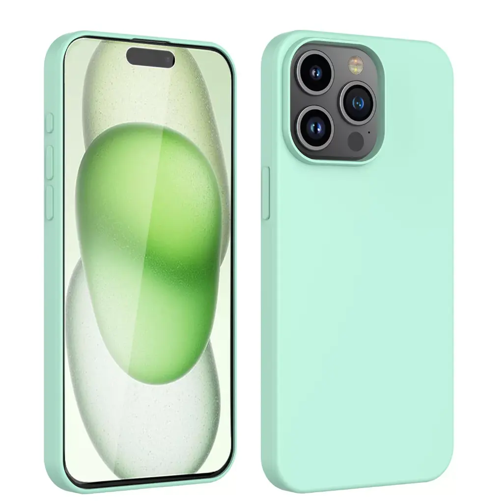 Silicone phone case without ring for samsung S9 MINT