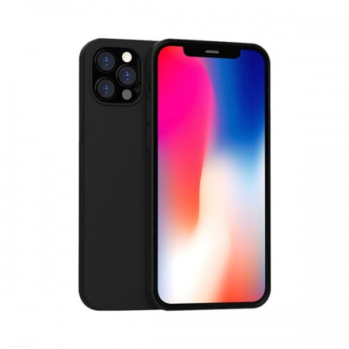 [UA07]Silicone phone case without ring for iPhone 13 Pro Black