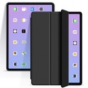 [R]Flip iPad Case Soft Silicone Back Cover with pen slot for iPad Mini1/MINI2/MINI3 Black