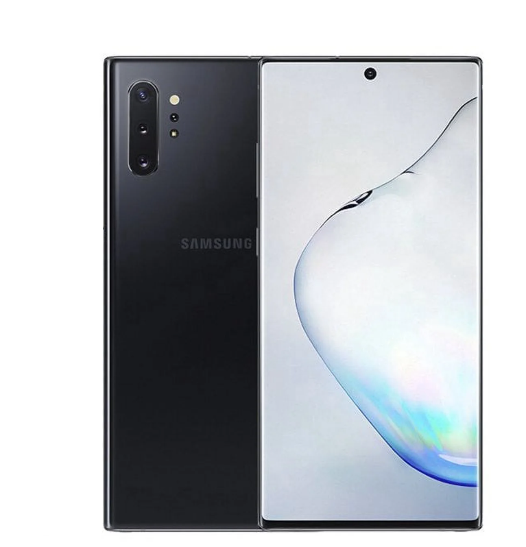 Samsung Galaxy Note 10+ SS 256GB with 12GB RAM Black A Grade with pen (Refurbished new)