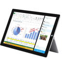 Microsoft Surface Pro 3 12" Laptop / Tablet – Intel Core i5-4300U 1.90GHz / 8GB RAM / 256GB SSD / Win 10 Pro / Silver – No Keyboard – Excellent Grade minor scratch (Refurbished)