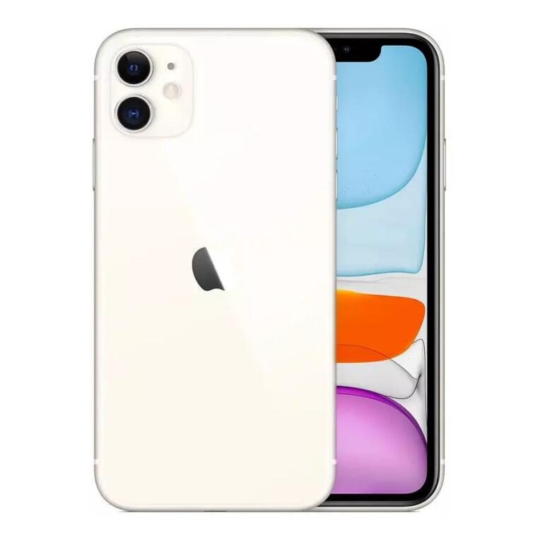 iPhone 11 256GB SS+eSim White A Grade 100% Battery Health( Refurbished ) - Face ID not work - (Message Stock)