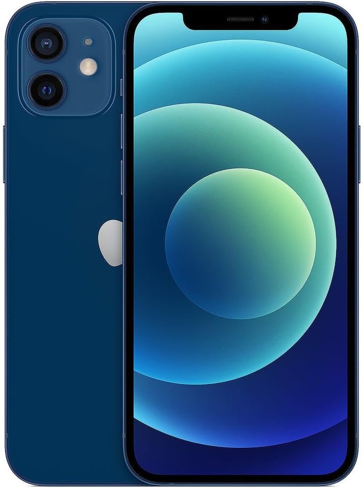 iPhone 12 128GB Blue SS+eSim 100% Battery Health Excellent Grade frame scratch (Refurbished)