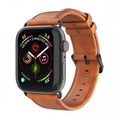 [E0970500005] DUX DUCIS Apple Watch Strap (Business Version) 42/44/45MM Leather Brown