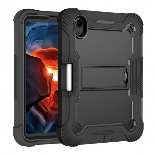 [T0420090008] Samsung TAB A8.0 (2019) T290/T295 ShockProof Rugged Armor Case with Kickstand Tablet Cover Case Black