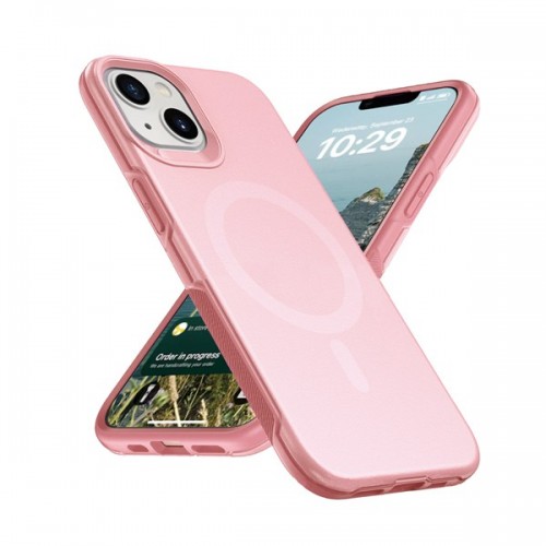 [M0770090125] iPhone 14/13 6.1- MagSafe Phone Cover Case (YUVAL) Pink