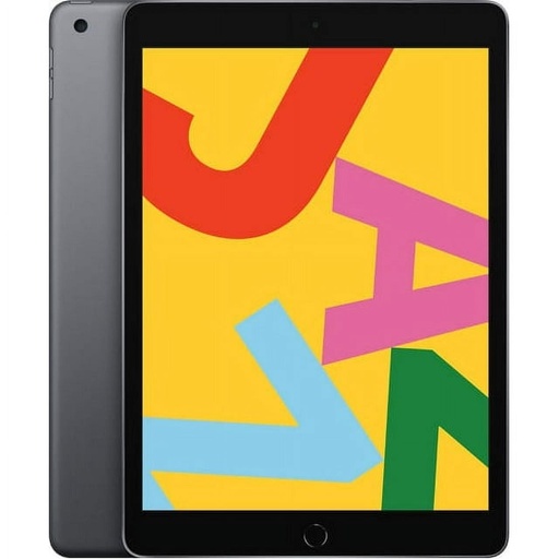 [T0010010677] iPad 7th Gen 10.2" Cellular + Wi-Fi 32GB Space Gray A2198 A Grade above 90% Battery Health(Refurbished)