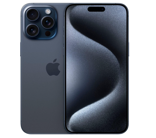 [M0010011014] iPhone 15 Pro Max 256GB DS Blue Titanium A Grade above 80% Battery Health( Refurbished )