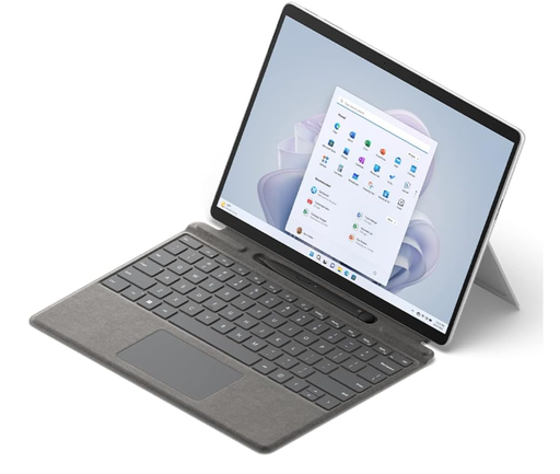 [L0110010025] Microsoft Surface Pro 9 13" Intel Core i5-1235U 2.50GHz 10-Core / 12-Thread / 16GB RAM / 256GB SSD / Intel Iris Xe Graphics / Windows 11 Home / Black – Excellent Grade Minor scratch + Surface Keyboard (Refurbished)