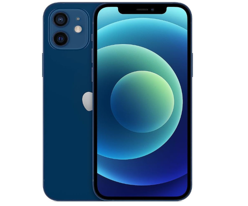 [M0010011182] iPhone 12 128GB SS+eSim Blue A Grade above 90% Battery Health( Refurbished )