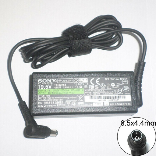 [L0120060003] Sony Genuine AC Adapter Charger for Sony VAIO VGP-AC19V35 VGP-AC19V37 VGP-AC19V39