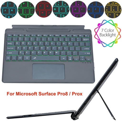 [L0110040001] Wireless Keyboard Backlit Type Cover Trackpad for Microsoft Surface Pro8 / Prox